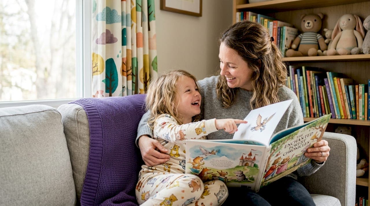 Explaining AI Illustrated Children's Books for Parents